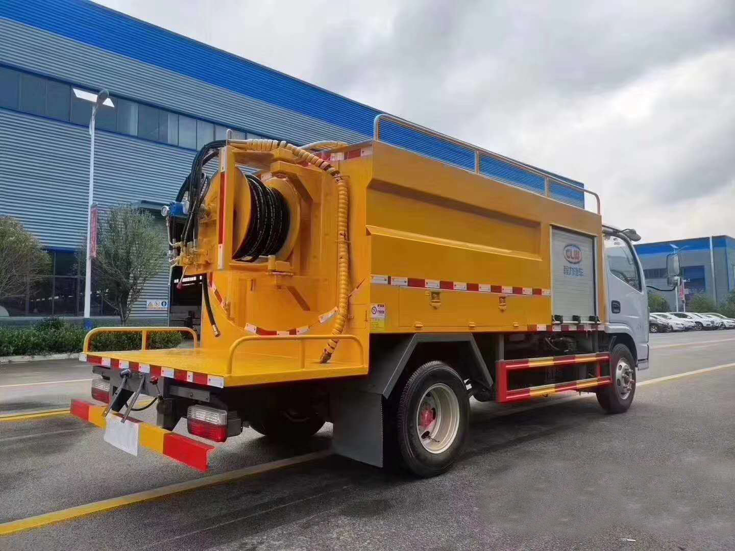 國六·藍牌東風高壓清洗吸污車